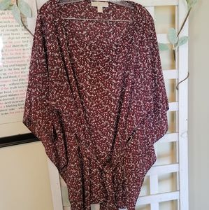 Michael Kors Floral Blouse